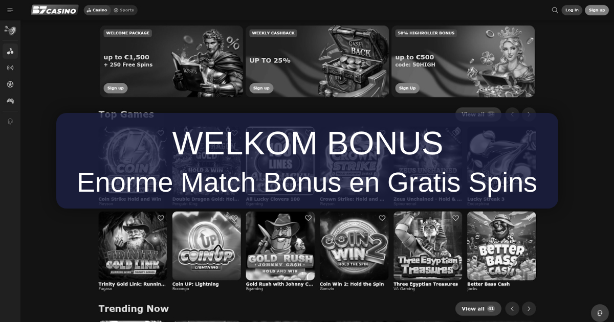 B7 Casino Nederland - Officieel online casino